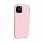 Glittery Powder Bling Case for iPhone 12 Pro Max 6.7 inch, Hard PC Flexible TPU Hybrid Back Shell