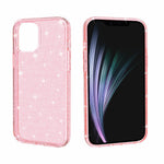 Glittery Powder Bling Case for iPhone 12 Pro Max 6.7 inch, Hard PC Flexible TPU Hybrid Back Shell