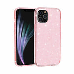 Glittery Powder Bling Case for iPhone 12 Pro Max 6.7 inch, Hard PC Flexible TPU Hybrid Back Shell