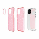 Glittery Powder Bling Case for iPhone 12 Pro Max 6.7 inch, Hard PC Flexible TPU Hybrid Back Shell