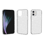 Glittery Powder PC+TPU Hybrid Back Shell for iPhone 12 mini