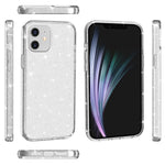 Glittery Powder PC+TPU Hybrid Back Shell for iPhone 12 mini