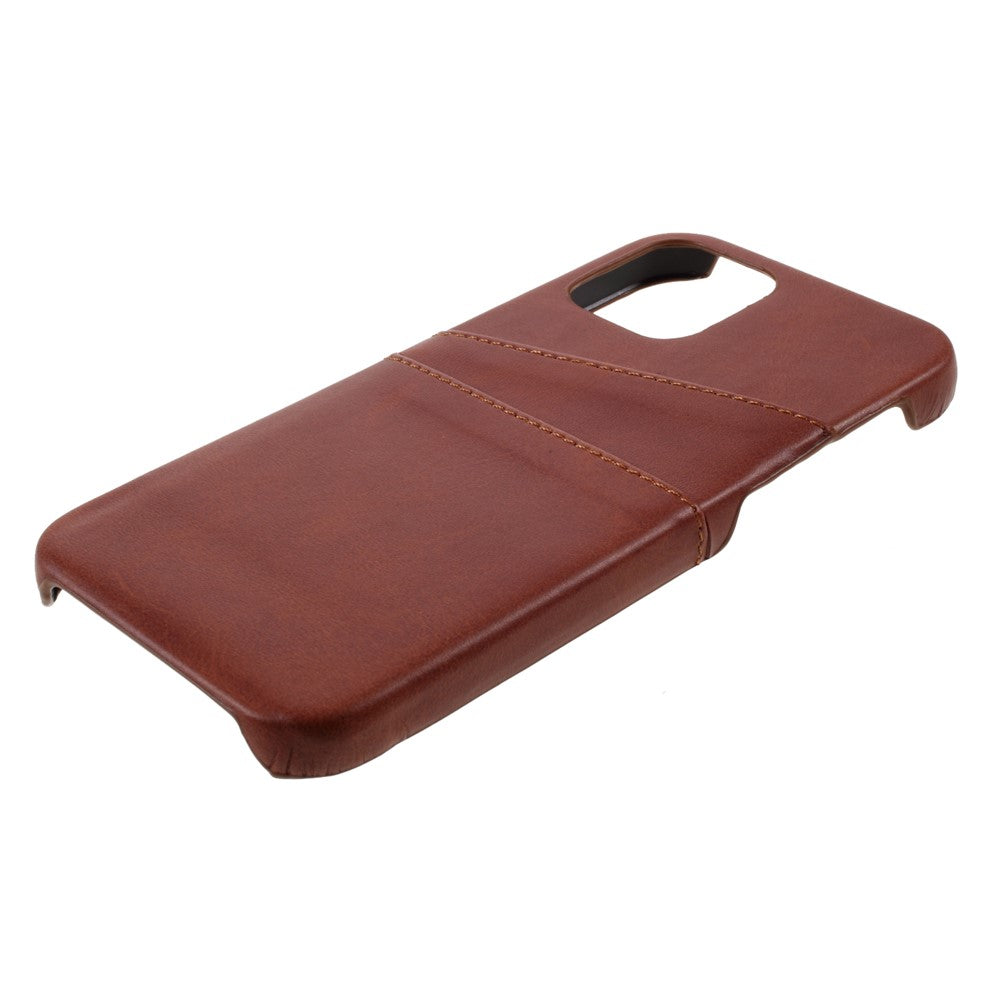 Telefoncover i PU-læder med dobbelt kortplads til iPhone 12 Pro 6,1 tommer/12 6,1 tommer