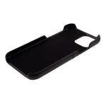 Double Card Slots PU Leather Coated PC Cover for iPhone 12 Pro Max 6.7-inch
