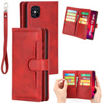 Multiple Card Slots Split Leather Phone Cover Case for iPhone 12 mini 5.4 inch