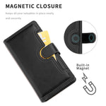 Anti-scratch Shockproof Multiple Card Slots Split Leather Phone Cover Phone Bag Case for iPhone 12 Pro/12