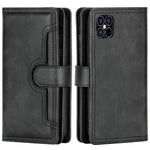 Anti-scratch Shockproof Multiple Card Slots Split Leather Phone Cover Phone Bag Case for iPhone 12 Pro/12