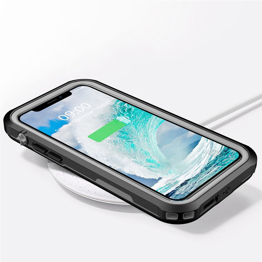 Til iPhone 12 6,1 tommer IP68 Vandtæt Telefoncover Faldsikker Stødsikker Mobiltelefoncover
