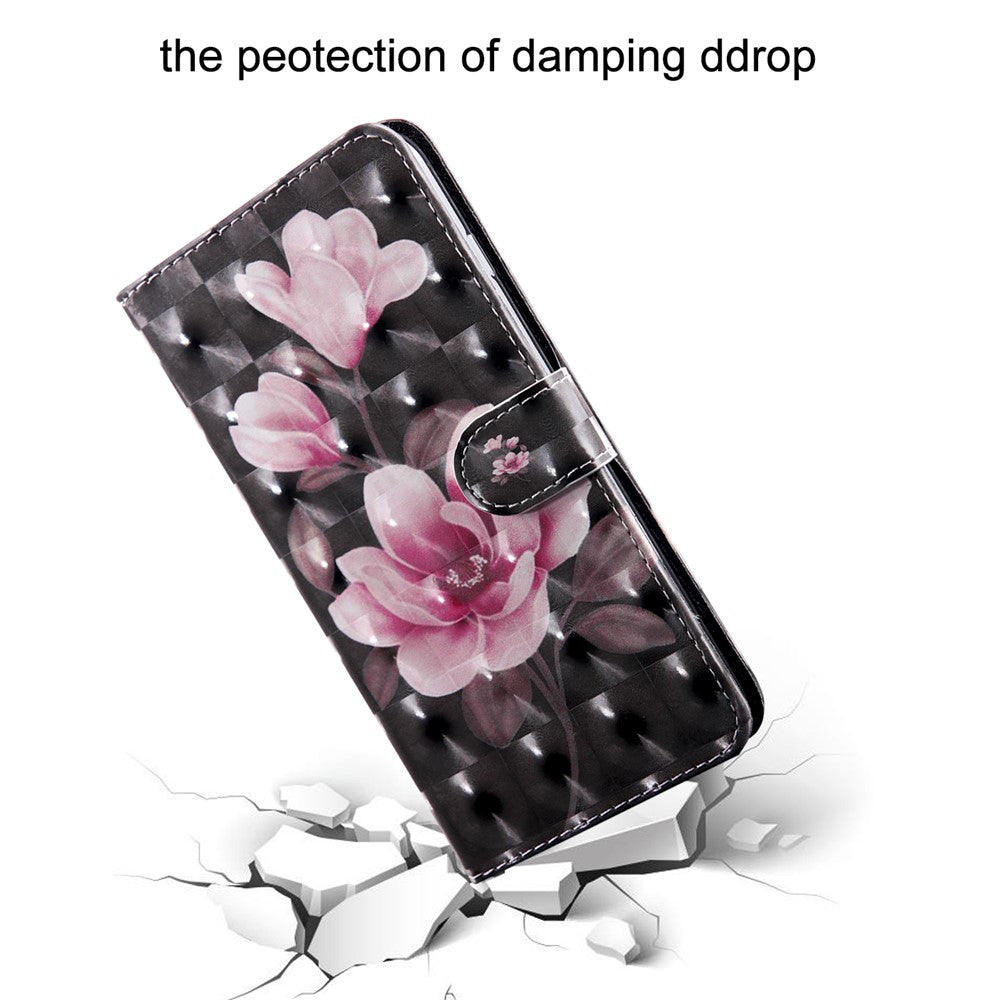 Punktmønstret læderpungcover til iPhone 12 mini