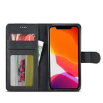 LC.IMEEKE Leather Wallet Case Cell Phone Cover for iPhone 12