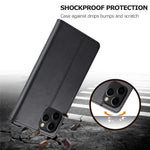 LC.IMEEKE Leather Wallet Stand Cover Cell Phone Shell for iPhone 12 mini