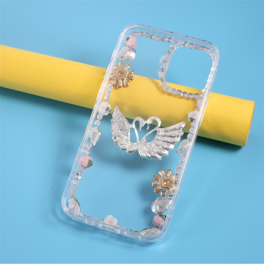 TPU-cover med rhinsten til iPhone 12 Pro/12