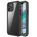 For iPhone 12 Pro Max 6.7 inch Full-body Protection Hard PC Phone Case Cover with PET Screen Protector