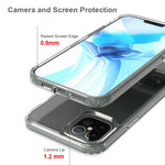 Anti-scratch Acrylic + TPU Hybrid Clear Protection Case for iPhone 12 Pro Max 6.7 inch