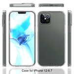 Anti-scratch Acrylic + TPU Hybrid Clear Protection Case for iPhone 12 Pro Max 6.7 inch