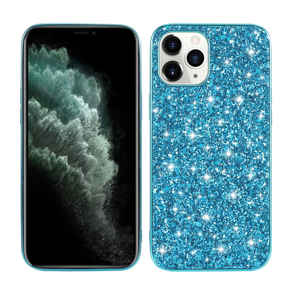 Glittering Sequins Plated TPU Frame + PC Shell for iPhone 12 mini