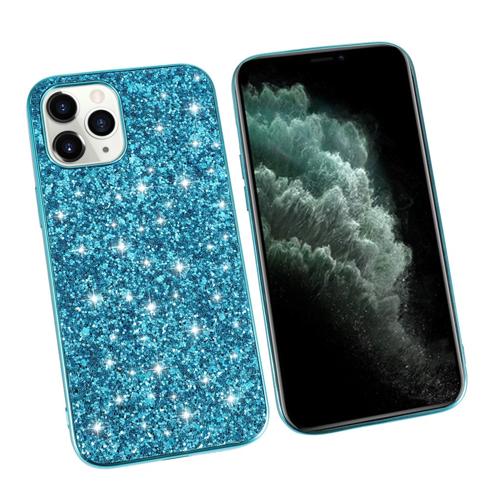Glittering Sequins Plated TPU Frame + PC Shell for iPhone 12 mini