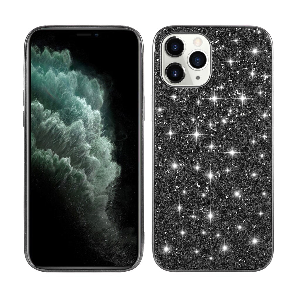 Glittering Sequins Plated TPU Frame + PC Shell for iPhone 12 mini