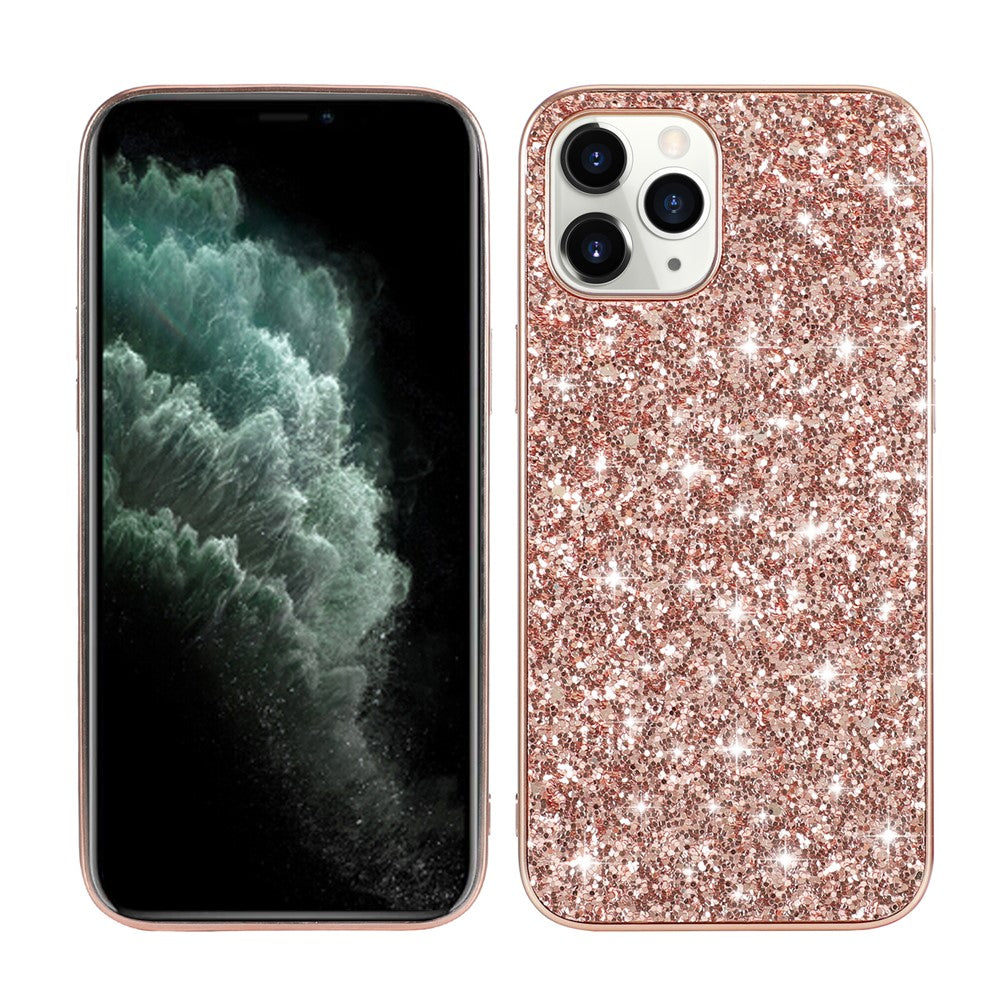 Glittering Sequins Plated TPU Frame + PC Shell for iPhone 12 mini