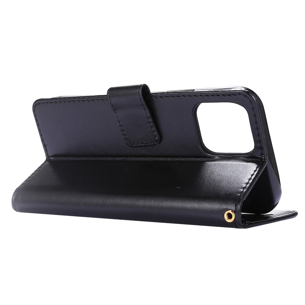 Imprint Butterfly Flower Leather Cover with Wallet for iPhone 12 Pro/12