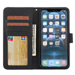 Cross Skin Leather Removable TPU Back Shell for iPhone 12 Pro Max 6.7 inch