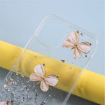 3D sommerfuglemønster epoxy TPU cover til iPhone 12 mini