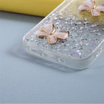 3D sommerfuglemønster epoxy TPU cover til iPhone 12 mini