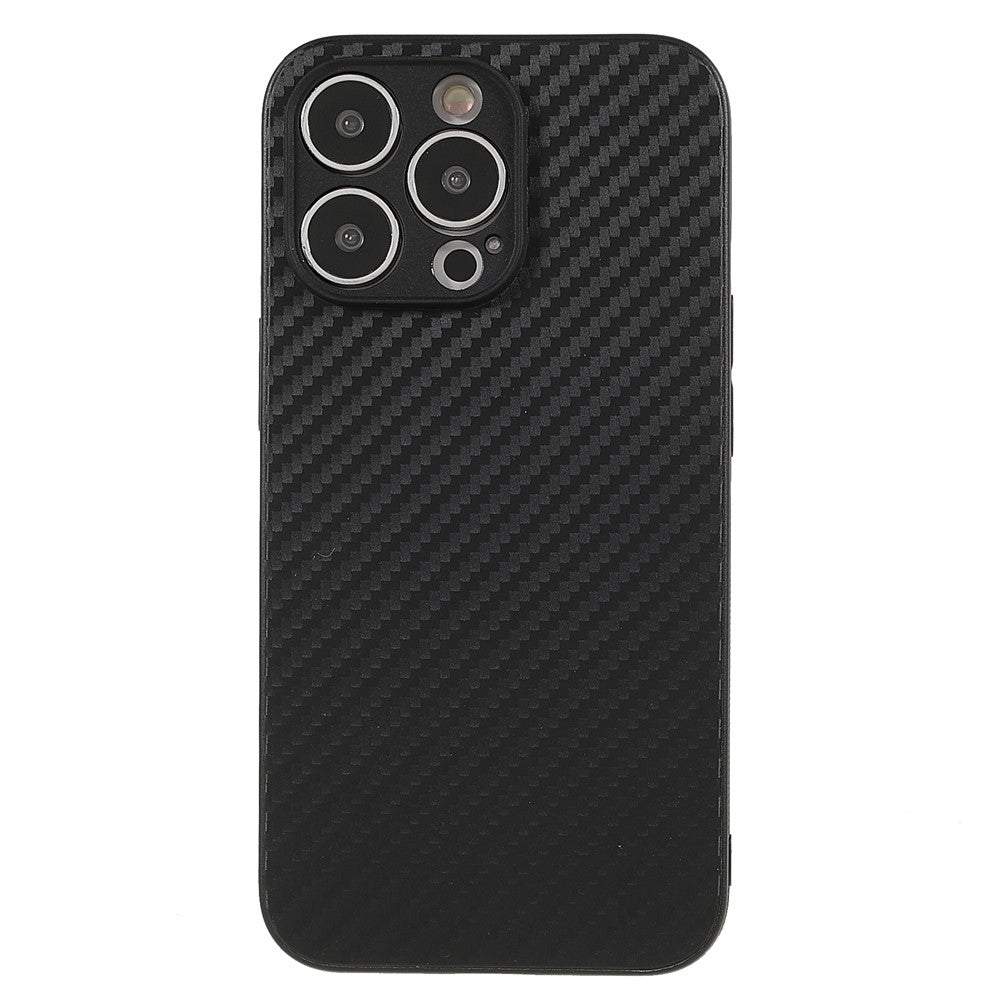 Carbon Fiber TPU Protective Phone Case for iPhone 12 Pro/12