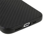 Carbon Fiber TPU Protective Phone Case for iPhone 12 Pro/12