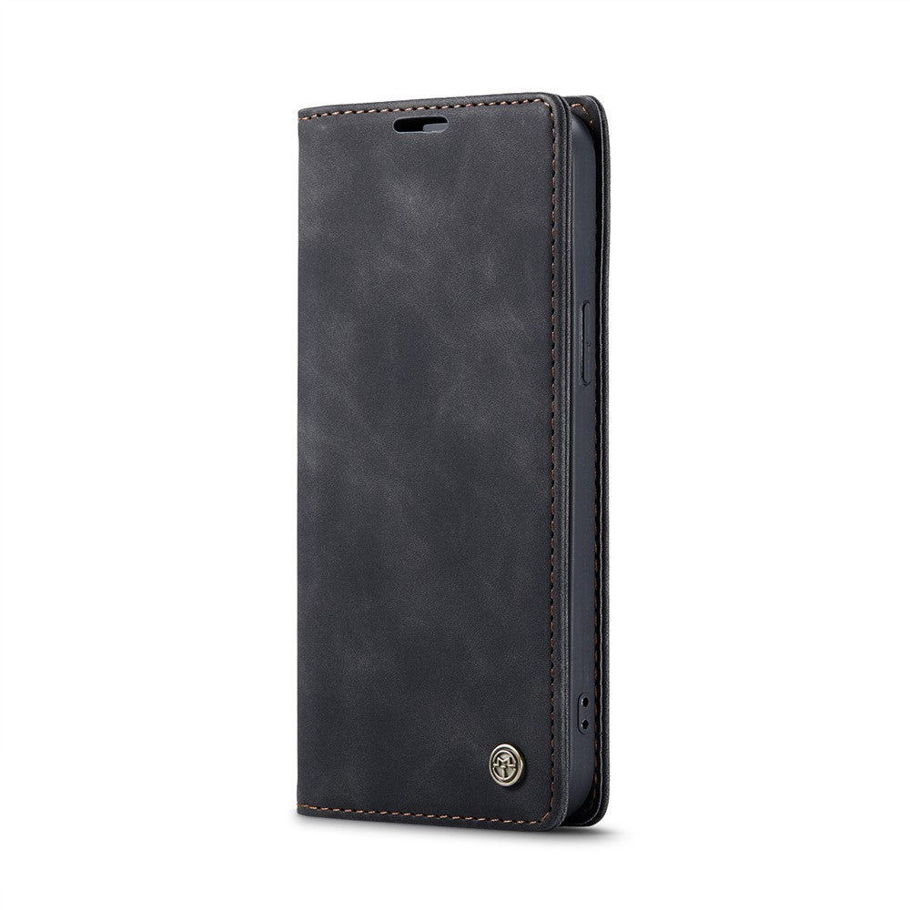CASEME 013 Series Wallet Stand Auto-absorbed lædercover til iPhone 12 mini