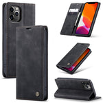 CASEME 013 Series Wallet Auto-absorbed Leather Flip Case for iPhone 12 Pro Max 6.7 inch