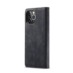 CASEME 013 Series Wallet Auto-absorbed Leather Flip Case for iPhone 12 Pro Max 6.7 inch