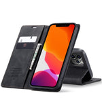 CASEME 013 Series Wallet Auto-absorbed Leather Flip Case for iPhone 12 Pro Max 6.7 inch