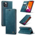 CASEME 013 Series Wallet Auto-absorbed Leather Flip Case for iPhone 12 Pro Max 6.7 inch