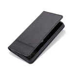 AZNS Magnetic Absorbed Leather Wallet Cover Case for iPhone 12 Pro/12