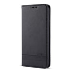 AZNS Magnetic Absorbed Leather Wallet Cover Case for iPhone 12 Pro/12
