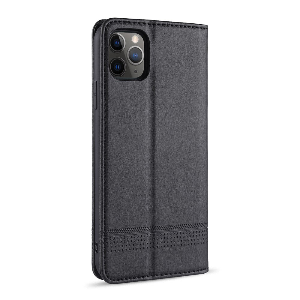 AZNS Magnetic Absorbed Leather Wallet Cover Case for iPhone 12 Pro/12