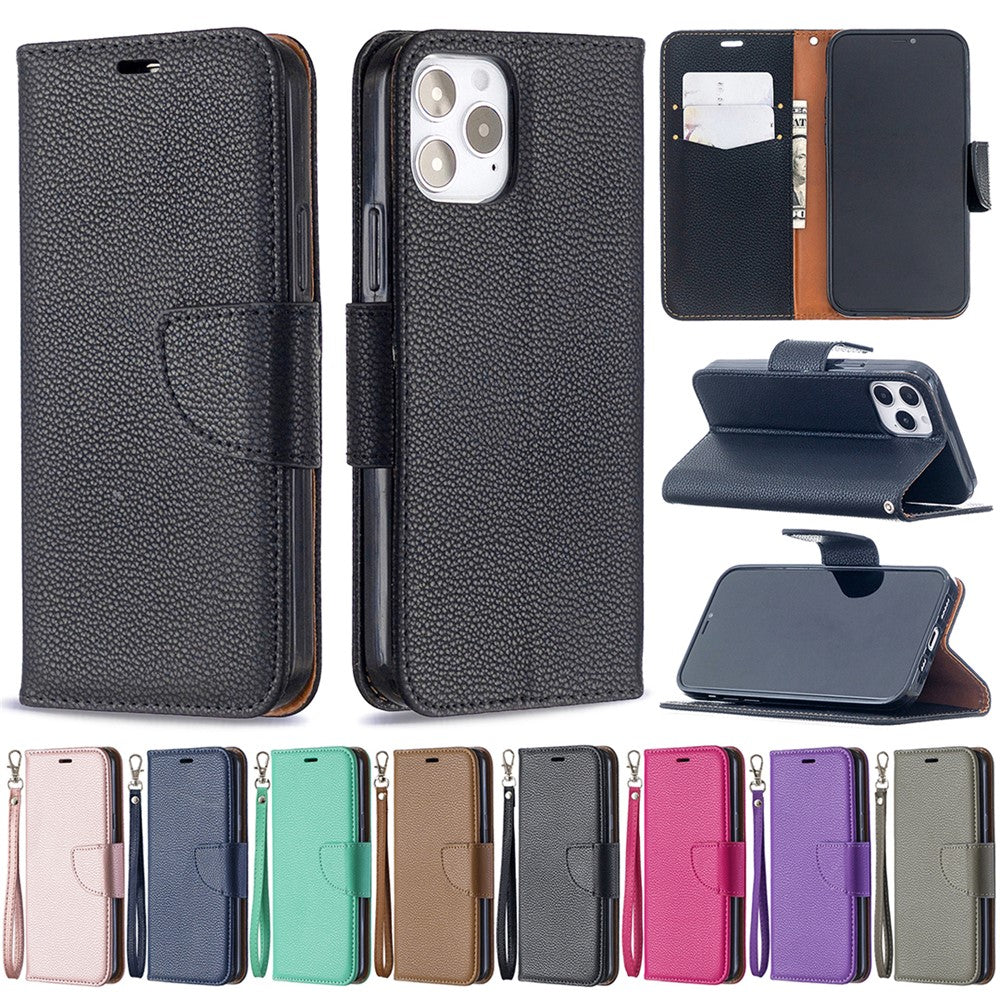 Litchi Surface with Wallet Leather Stand Case for iPhone 12 Pro/12