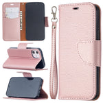 Litchi Surface with Wallet Leather Stand Case for iPhone 12 mini 5.4 inch