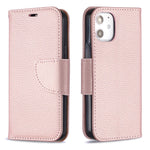 Litchi Surface with Wallet Leather Stand Case for iPhone 12 mini 5.4 inch
