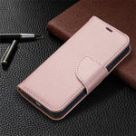 Litchi Surface with Wallet Leather Stand Case for iPhone 12 mini 5.4 inch