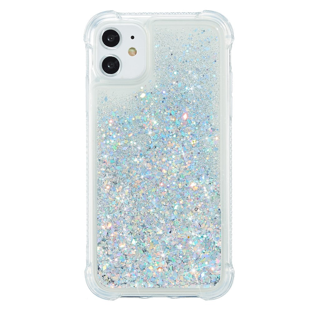 Glitter Powder Quicksand TPU Phone Cover for iPhone 12 Pro / 12