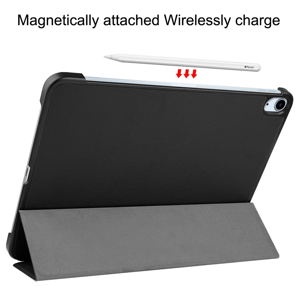 Litch Skin PU læder tredobbelt foldbart stativetui til iPad Air 11 (2026) / (2025) / (2024) / Air (2022) / (2020)