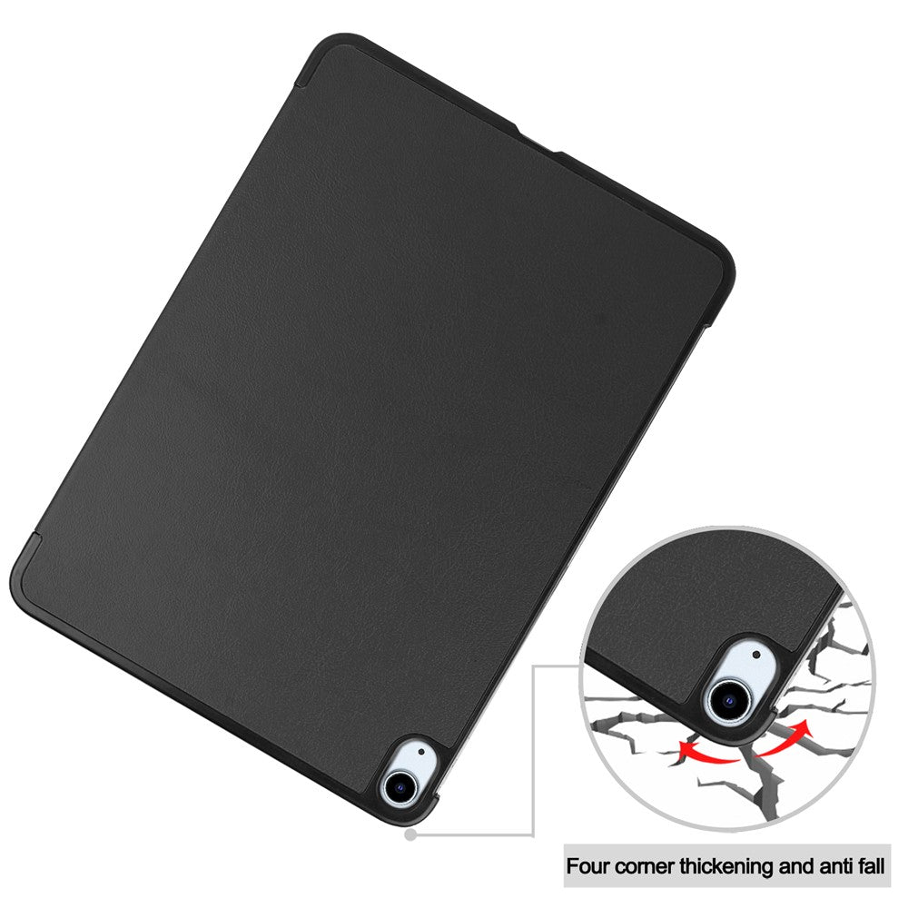 Litch Skin PU læder tredobbelt foldbart stativetui til iPad Air 11 (2026) / (2025) / (2024) / Air (2022) / (2020)