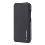 LC.IMEEKE Retro stil stander læder telefoncover med kortholder til iPhone 12 mini