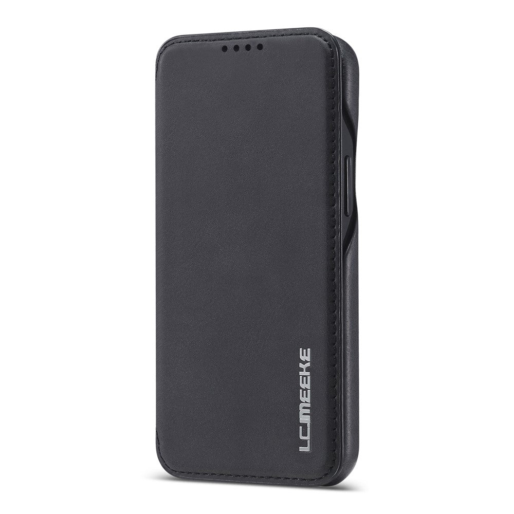 LC.IMEEKE Retro stil stander læder telefoncover med kortholder til iPhone 12 mini