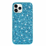 Glittering Sequins Plated TPU Frame + PC Hybrid Shell Case for iPhone 12 Pro/12