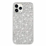 Glittering Sequins Plated TPU Frame + PC Hybrid Shell Case for iPhone 12 Pro/12