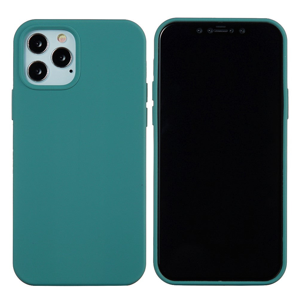 Soft Liquid Silicone Back Mobile Phone Case for iPhone 12 mini Colorful Phone Accessory