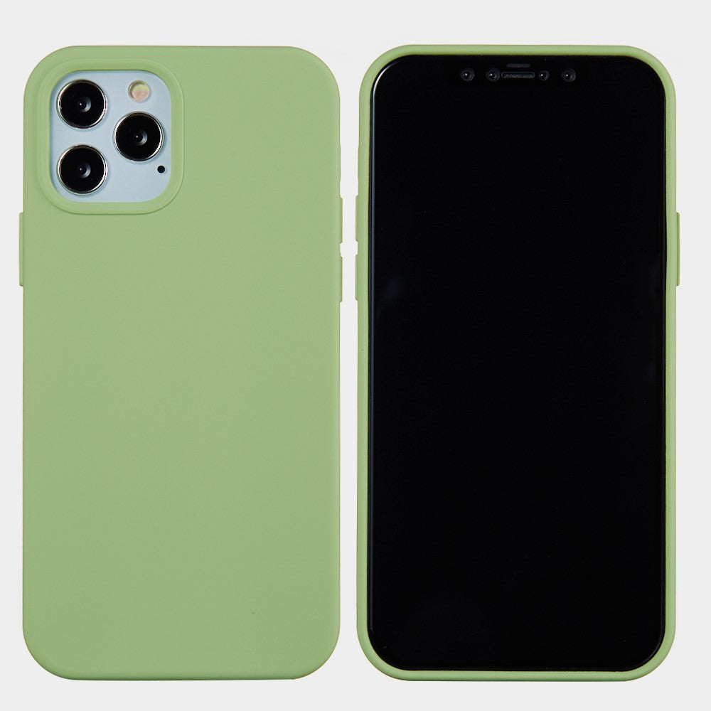 Soft Liquid Silicone Back Mobile Phone Case for iPhone 12 mini Colorful Phone Accessory